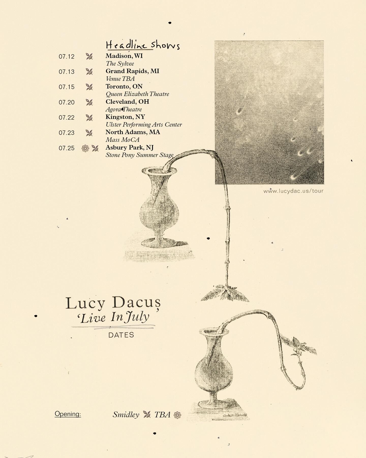 Smidley Tour Poster 2026
